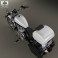 Harley-Davidson XL883L Police 2013 3d model