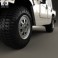 Hummer H1 pickup 2005 3d model
