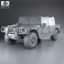 Hummer H1 pickup 2005 3d model