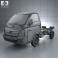 Hyundai HR (Porter) Chassis Truck 2013 3d model