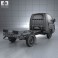 Hyundai HR (Porter) Chassis Truck 2013 3d model