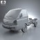 Hyundai HR (Porter) Chassis Truck 2013 3d model
