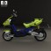 Italjet Dragster 180 2008 3d model