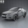 JAC Tongyue J3 sedan 2010 3d model