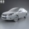 JAC Tongyue J3 sedan 2010 3d model