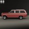 Jeep Wagoneer 1978 3d model