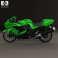 Kawasaki Ninja ZX-14R 2012 3d model