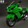 Kawasaki Ninja ZX-14R 2012 3d model