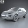 Land Rover Range Rover Evoque Convertible 2013 3d model