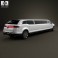 Lincoln MKT Royale Limousine 2012 3d model