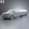 Lincoln MKT Royale Limousine 2012 3d model