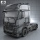 Mercedes-Benz Actros 1851 Tractor Truck 2013 3d model