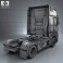 Mercedes-Benz Actros 1851 Tractor Truck 2013 3d model