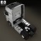 Mercedes-Benz Actros 1851 Tractor Truck 2013 3d model