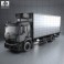Mercedes-Benz Antos Box Truck 2012 3d model