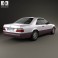 Mercedes-Benz E-class coupe 1993 3d model