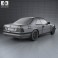 Mercedes-Benz E-class coupe 1993 3d model