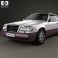 Mercedes-Benz E-class coupe 1993 3d model