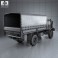 Mercedes-Benz Zetros Flatbed Truck 2008 3d model
