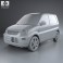 Mitsubishi Minica 5-door 2011 3d model