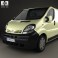 Nissan Primastar Panel Van 2002 3d model
