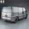 Nissan Primastar Panel Van 2006 3d model