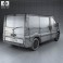 Nissan Primastar Passenger Van 2006 3d model
