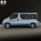 Nissan Primastar Passenger Van 2006 3d model