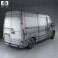 Opel Movano Panel Van 2010 3d model