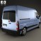 Opel Movano Panel Van 2010 3d model