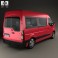 Opel Movano Passenger Van 2010 3d model