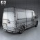Opel Movano Passenger Van 2010 3d model