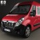 Opel Movano Passenger Van 2010 3d model