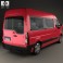 Opel Movano Passenger Van 2010 3d model