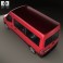 Opel Movano Passenger Van 2010 3d model