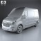 Opel Movano Passenger Van 2010 3d model