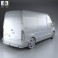 Opel Movano Passenger Van 2010 3d model