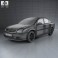 Opel Vectra sedan 2002 3d model