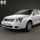 Opel Vectra sedan 2002 3d model