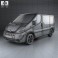 Opel Vivaro Panel Van 2006 3d model