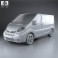 Opel Vivaro Panel Van 2006 3d model