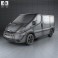 Opel Vivaro Passenger Van 2006 3d model