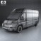 Peugeot Boxer Panel Van 2007 3d model