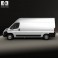 Peugeot Boxer Panel Van 2007 3d model