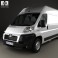 Peugeot Boxer Panel Van 2007 3d model