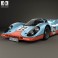 Porsche 917 K 1969 3d model