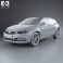 Qoros 3 Cross Hybrid 2014 3d model