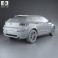 Qoros 3 Cross Hybrid 2014 3d model