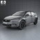 Qoros 3 estate 2014 3d model