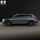 Qoros 3 estate 2014 3d model